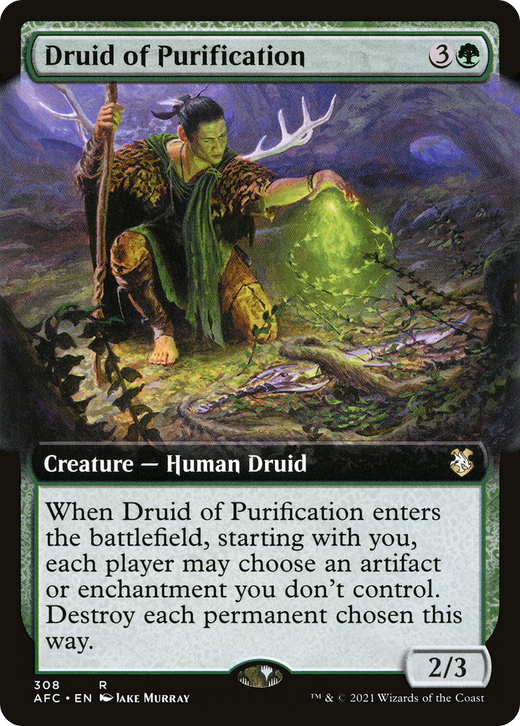 Druid of Purification | Forgotten Realms Commander #308