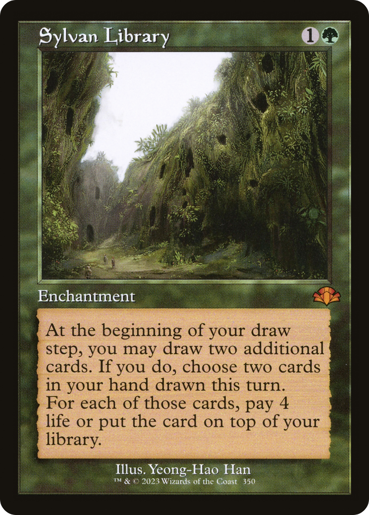Sylvan Library | Dominaria Remastered #350