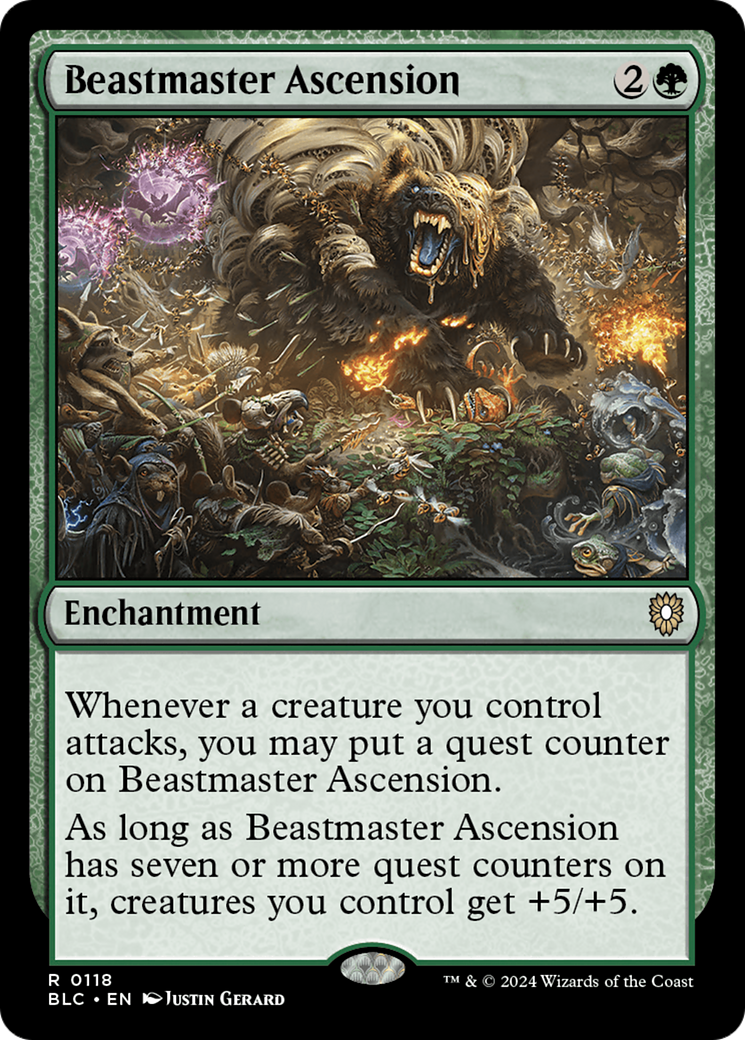 Beastmaster Ascension | Bloomburrow Commander #118