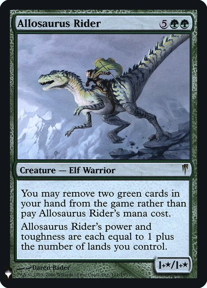 Allosaurus Rider | The List Reprints #101