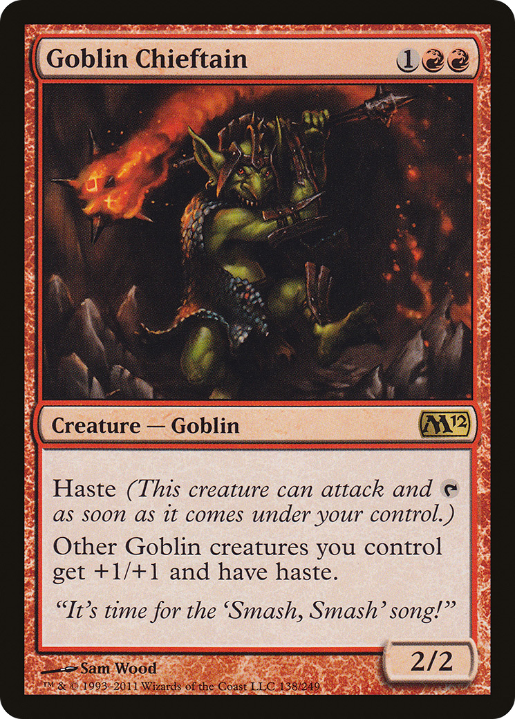 Goblin Chieftain | Magic 2012 #138