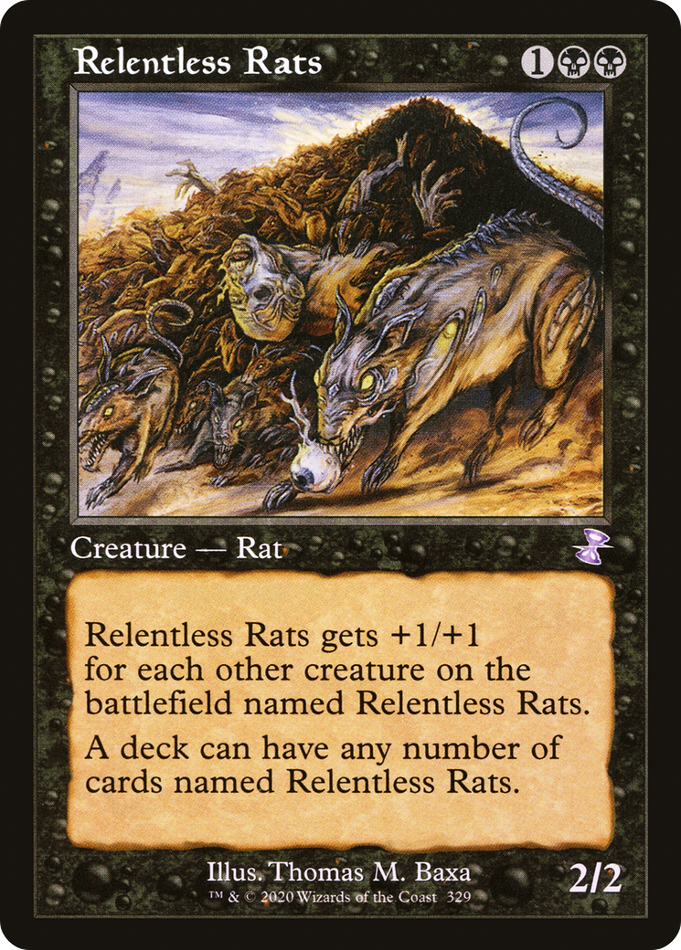 執拗なネズミ　Relentless Rats SLD757 psa10 foil Relentless Rats (Secret Lair) (#757) (Borderless) | Promo