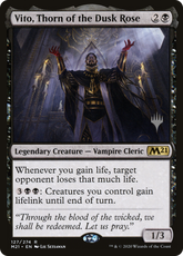 Vito, Thorn of the Dusk Rose | Core Set 2021 Promos #127p