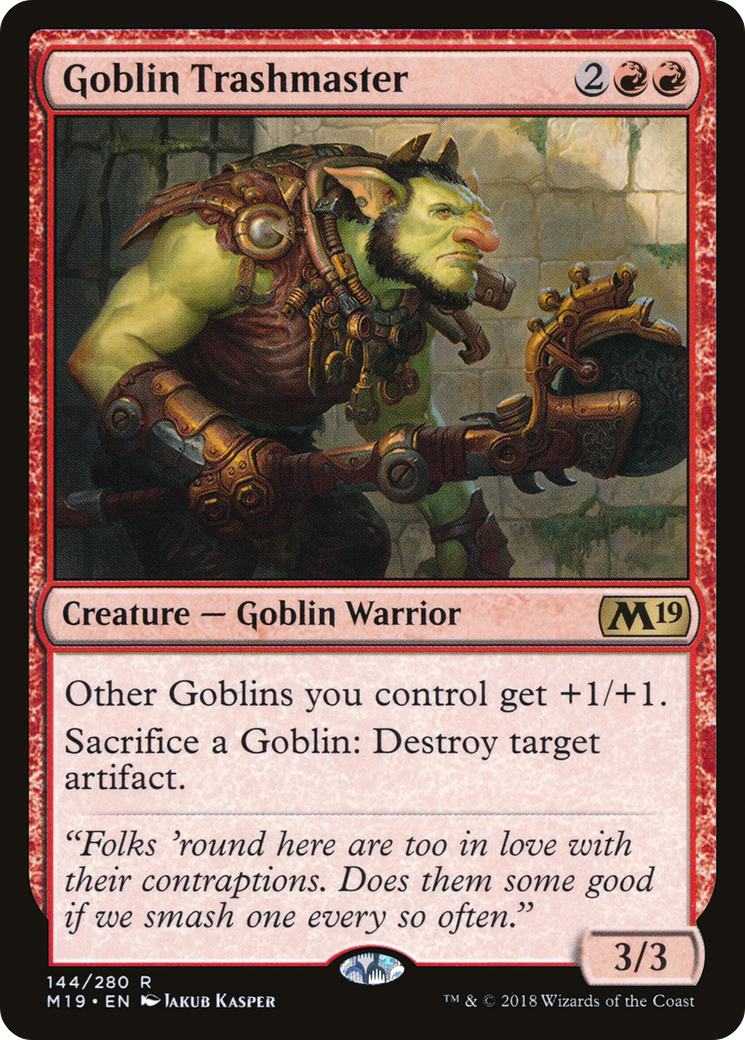 Goblin Trashmaster | Core Set 2019 #144