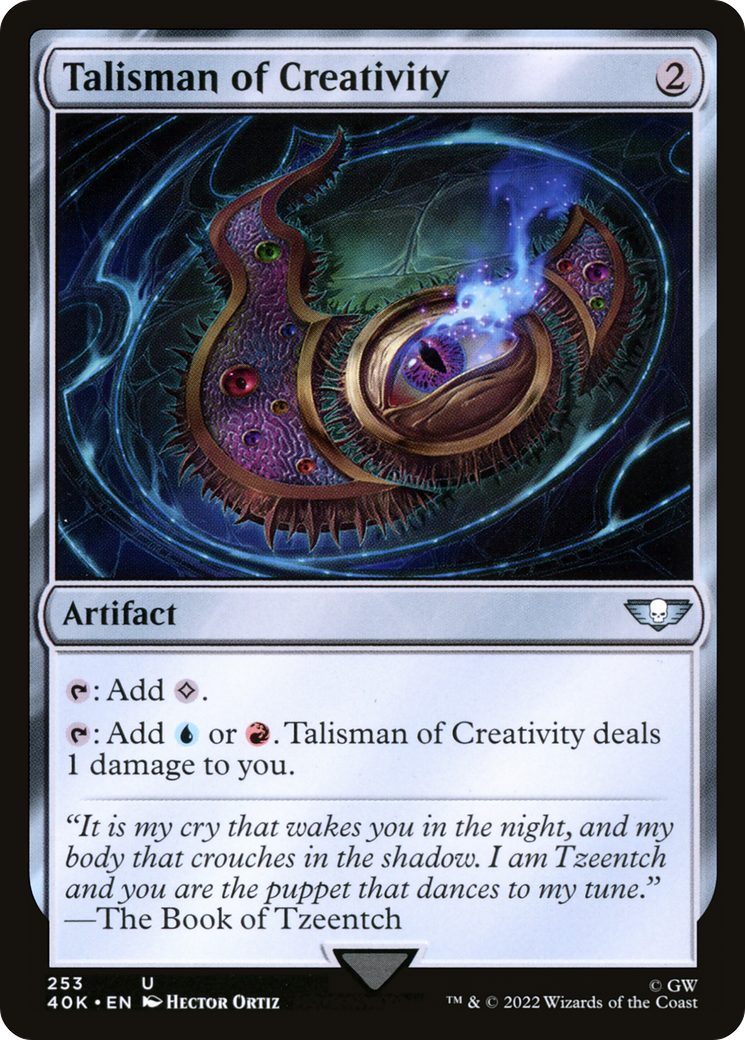 Talisman of Creativity | Warhammer 40,000 Commander #253