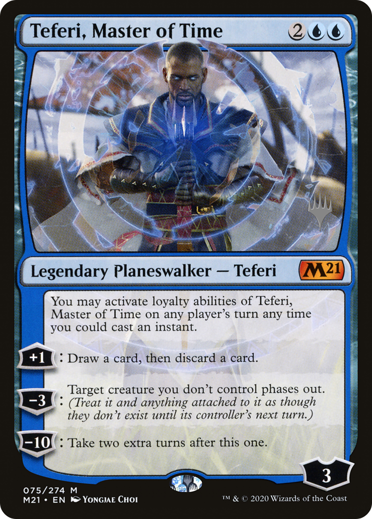 Teferi, Master of Time | Core Set 2021 Promos #75p