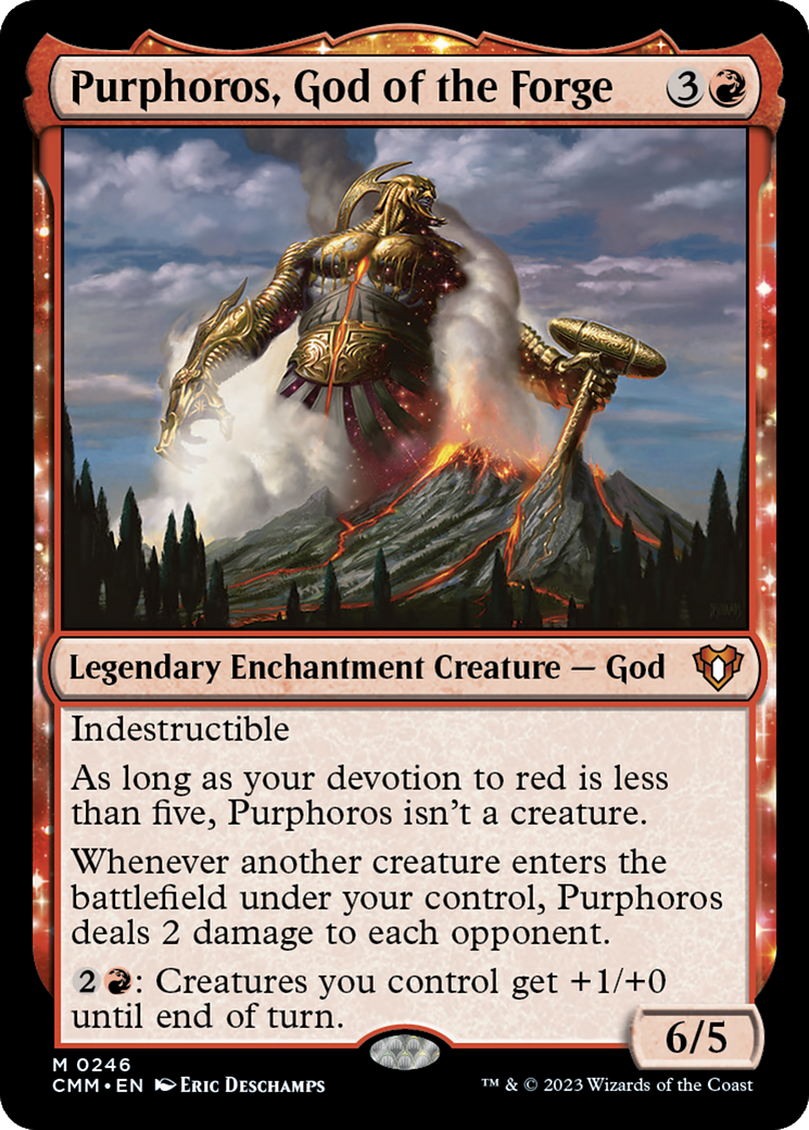 Purphoros, God of the Forge | Commander Masters #246