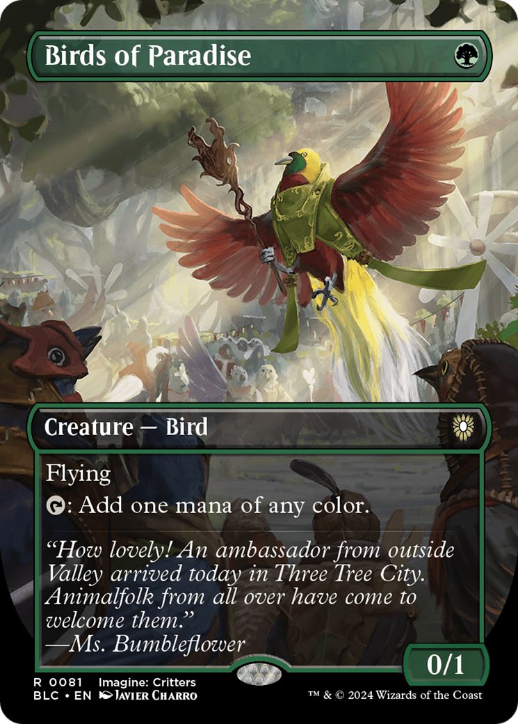 Birds of Paradise | Bloomburrow Commander #81