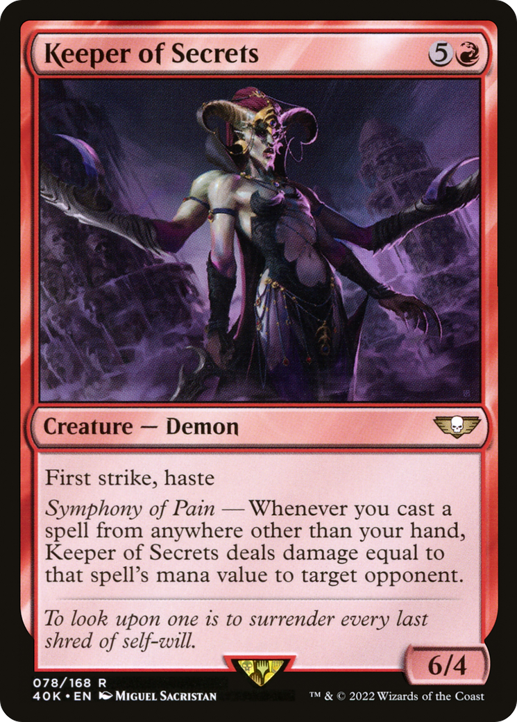 Keeper of Secrets | Warhammer 40,000 Commander #78