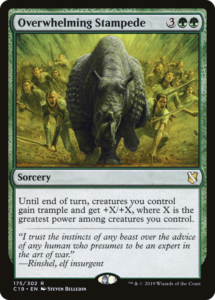 Overwhelming Stampede | Commander 2019 #175