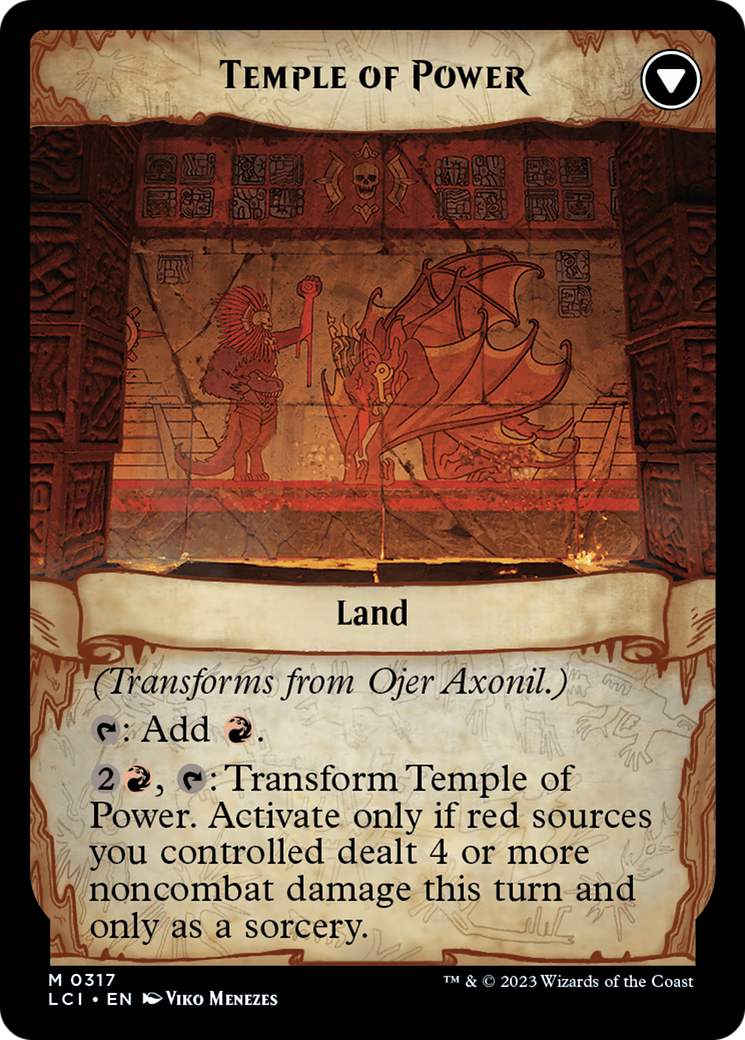 Ojer Axonil, Deepest Might // Temple of Power | The Lost Caverns of Ixalan #317