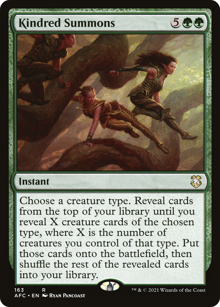 Kindred Summons | Forgotten Realms Commander #163