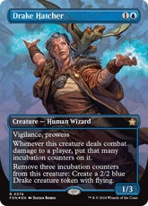 Drake Hatcher (Borderless) (Mana Foil) | Foundations #374