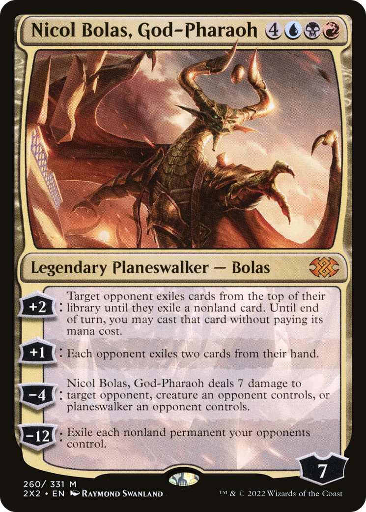 Nicol Bolas, God-Pharaoh | Double Masters 2022 #260