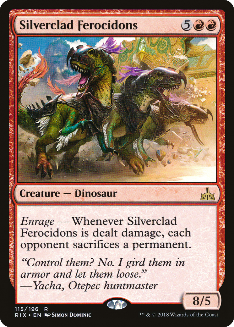 Silverclad Ferocidons | Rivals of Ixalan #115