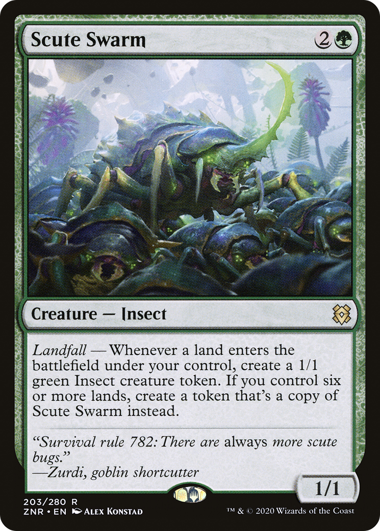 Scute Swarm | Zendikar Rising #203