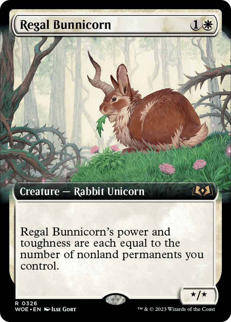 Regal Bunnicorn | Wilds of Eldraine #326