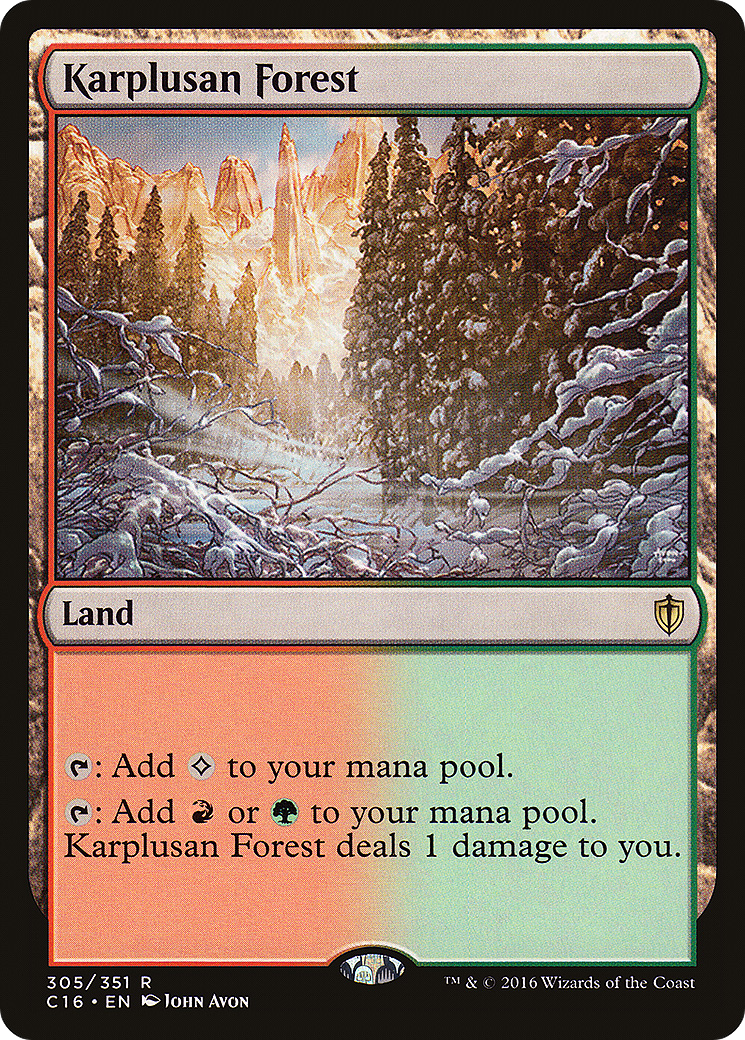 Karplusan Forest | Commander 2016 #305