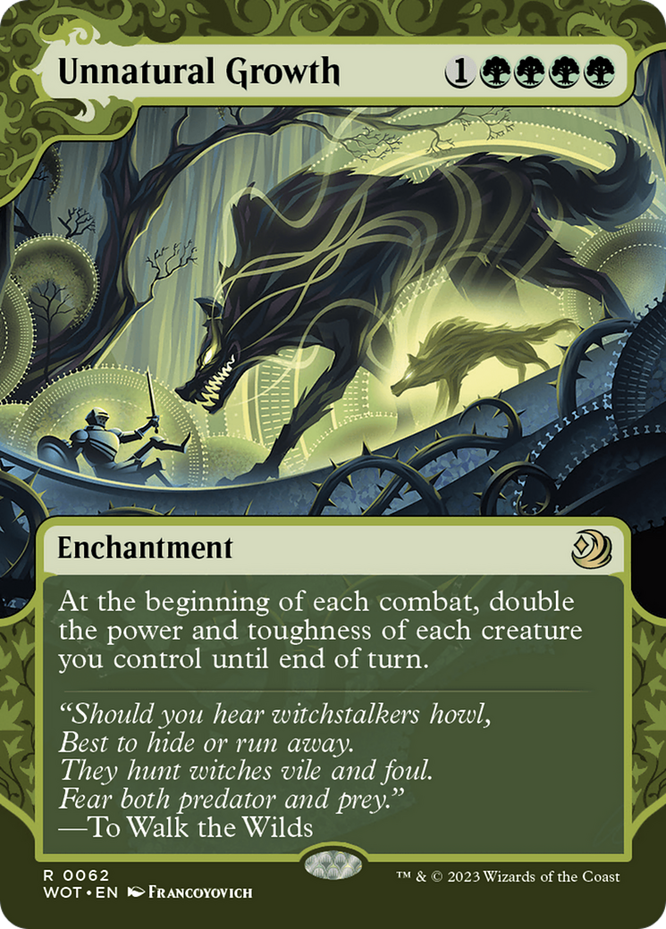Unnatural Growth | Wilds of Eldraine: Enchanting Tales #62