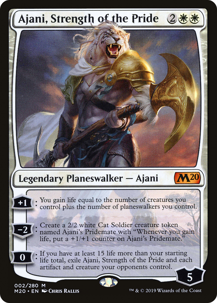 Ajani, Strength of the Pride | Core Set 2020 #2