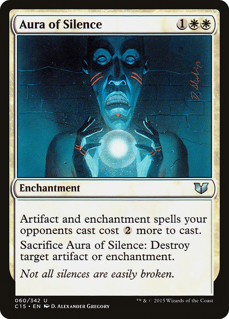 Aura of Silence | Commander 2015 #60