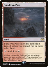 Sundown Pass | Innistrad: Crimson Vow Promos #266p