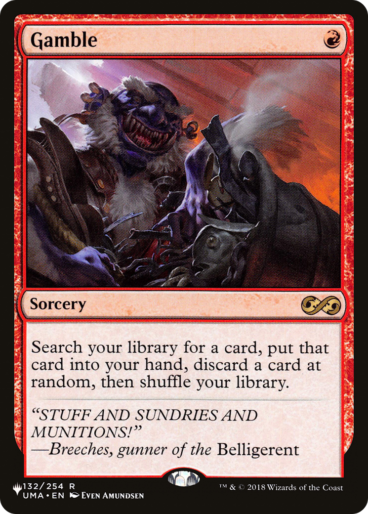 Gamble | The List #UMA-132
