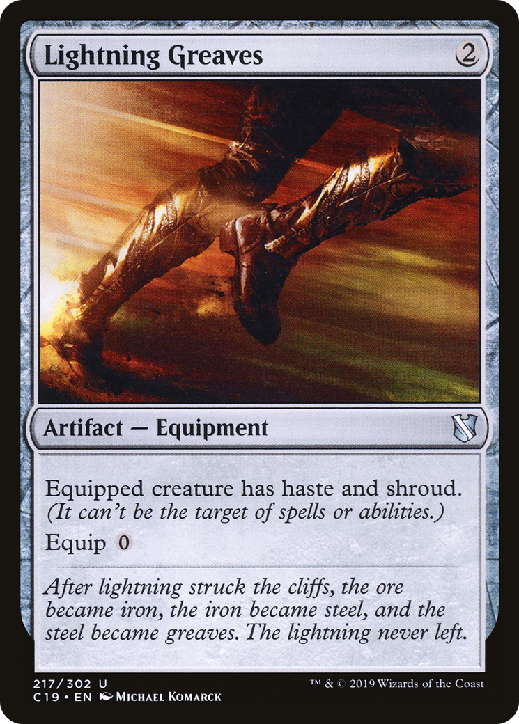 Lightning Greaves | Commander 2019 #217