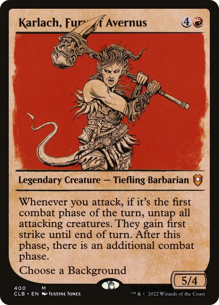 Karlach, Fury of Avernus | Commander Legends: Battle for Baldur's Gate #400
