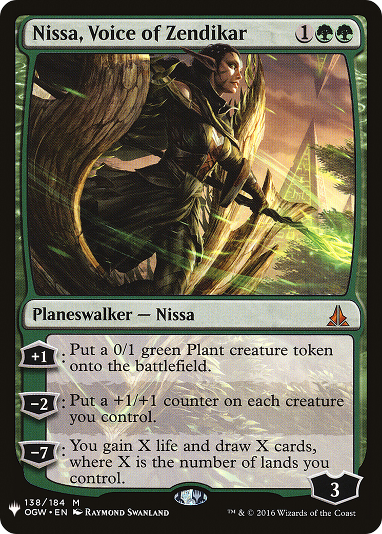 Nissa, Voice of Zendikar | The List #OGW-138