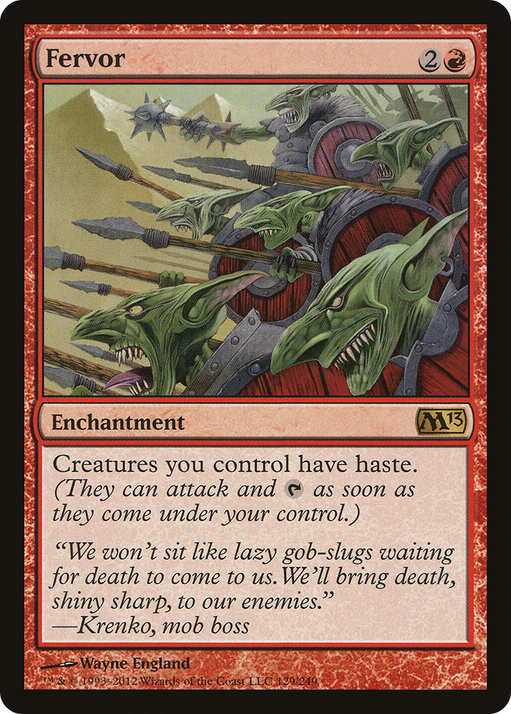 Fervor | Magic 2013 #129