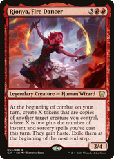 Rionya, Fire Dancer | Commander 2021 #55