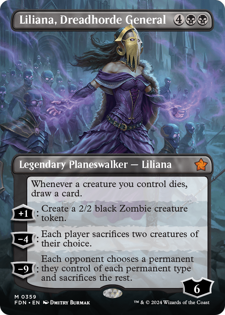 Liliana, Dreadhorde General | Foundations #359
