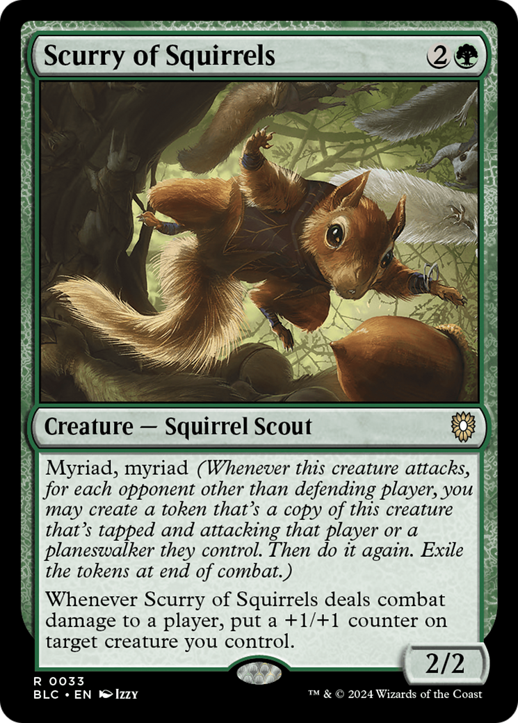 Scurry of Squirrels | Bloomburrow Commander #33