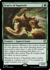Scurry of Squirrels | Bloomburrow Commander #33