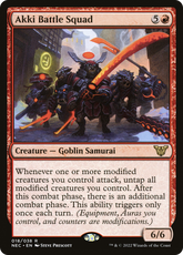 Akki Battle Squad | Neon Dynasty Commander #18