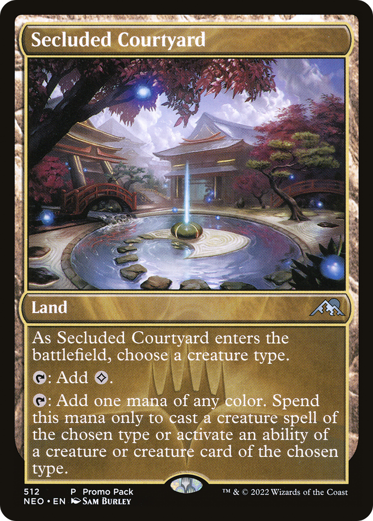 Secluded Courtyard | Kamigawa: Neon Dynasty #512
