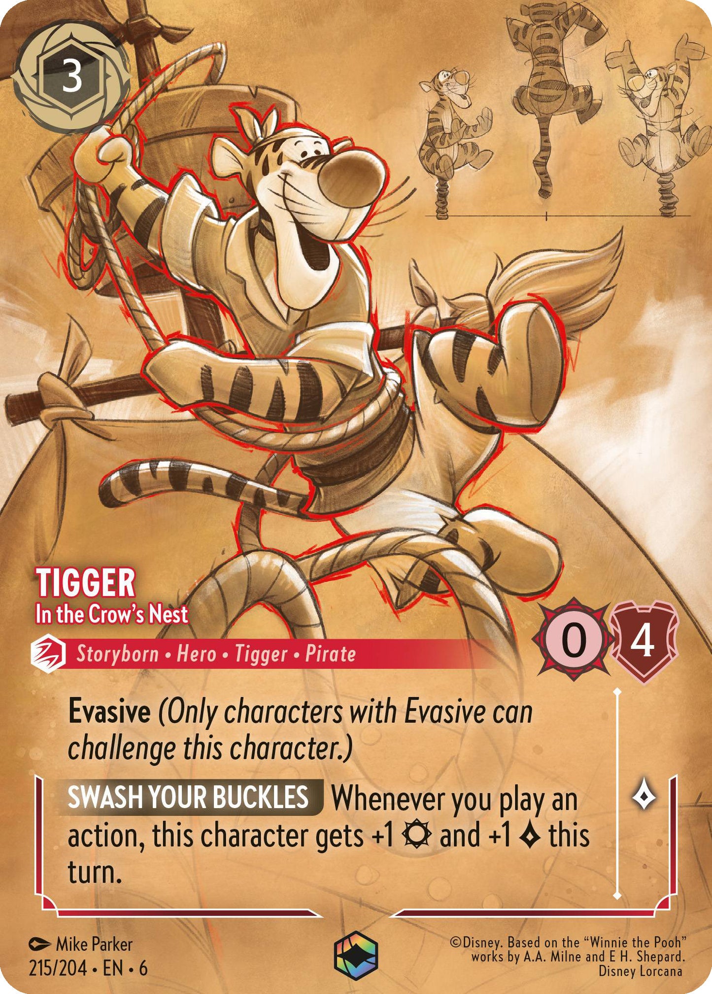 Tigger - In the Crow's Nest (Enchanted)