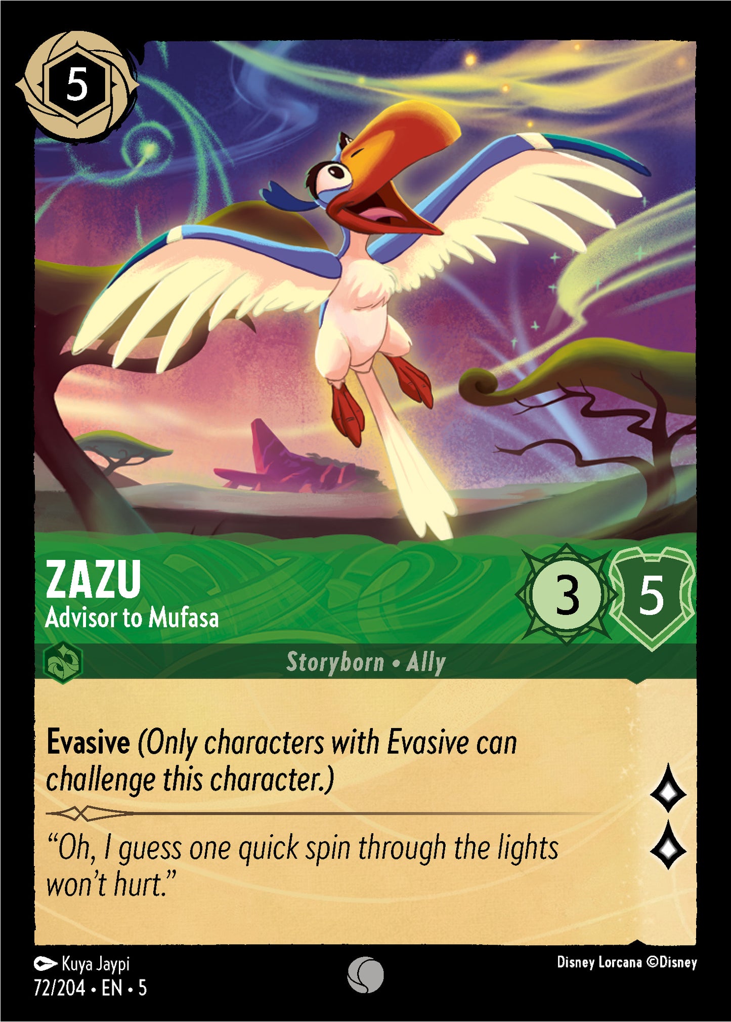 Zazu - Advisor to Mufasa | Shimmering Skies #72