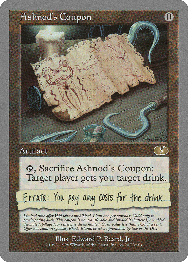 Ashnod's Coupon | Unglued #69