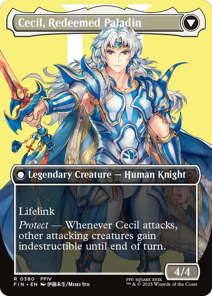 Cecil, Dark Knight // Cecil, Redeemed Paladin | Final Fantasy #380