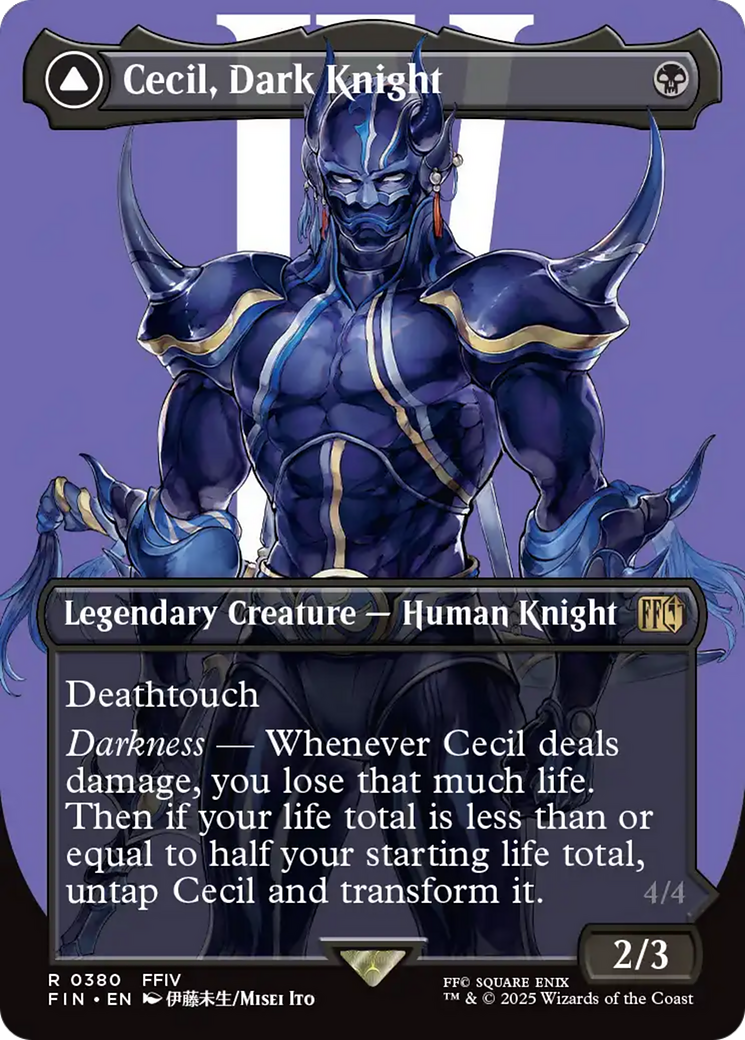 Cecil, Dark Knight // Cecil, Redeemed Paladin | Final Fantasy #380