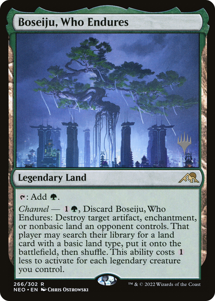 Boseiju, Who Endures | Kamigawa: Neon Dynasty Promos #266p