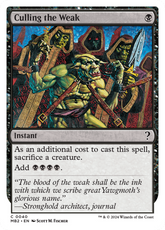 Culling the Weak | Mystery Booster 2 #40