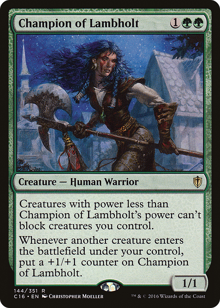 Champion of Lambholt | Commander 2016 #144