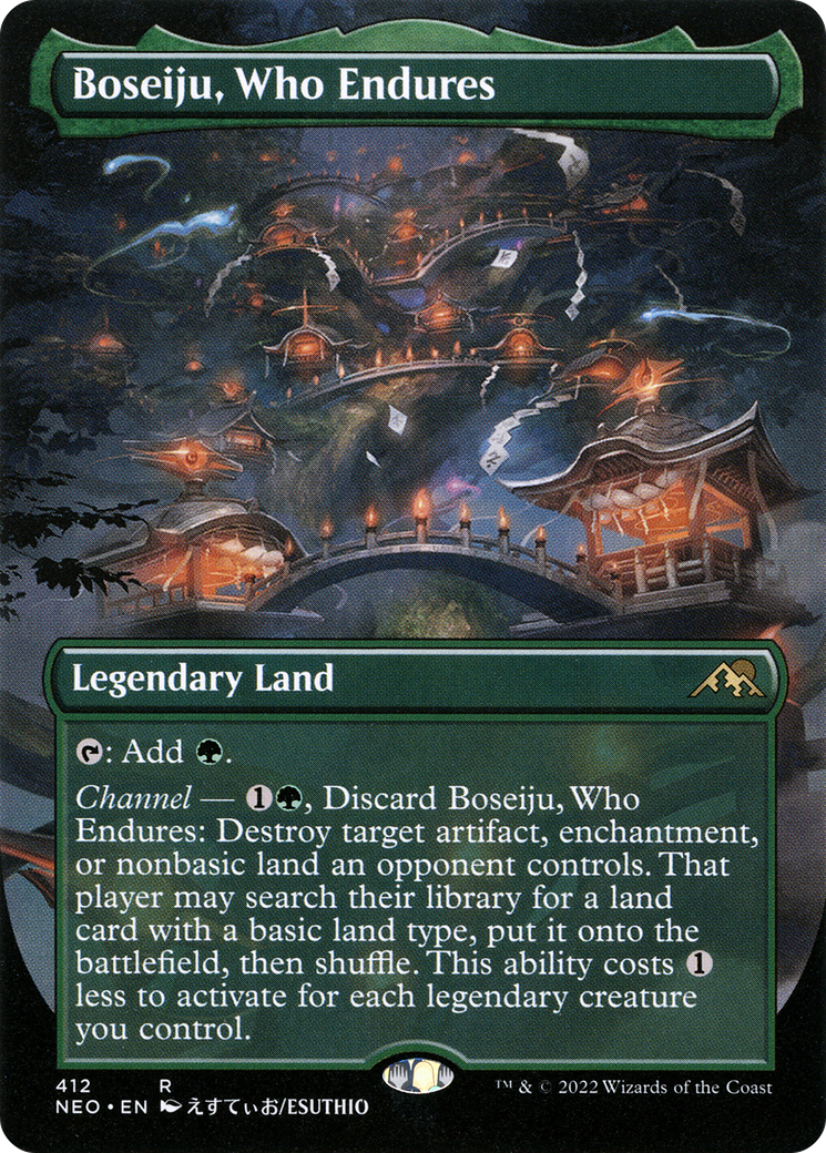 Boseiju, Who Endures | Kamigawa: Neon Dynasty #412 [foil]