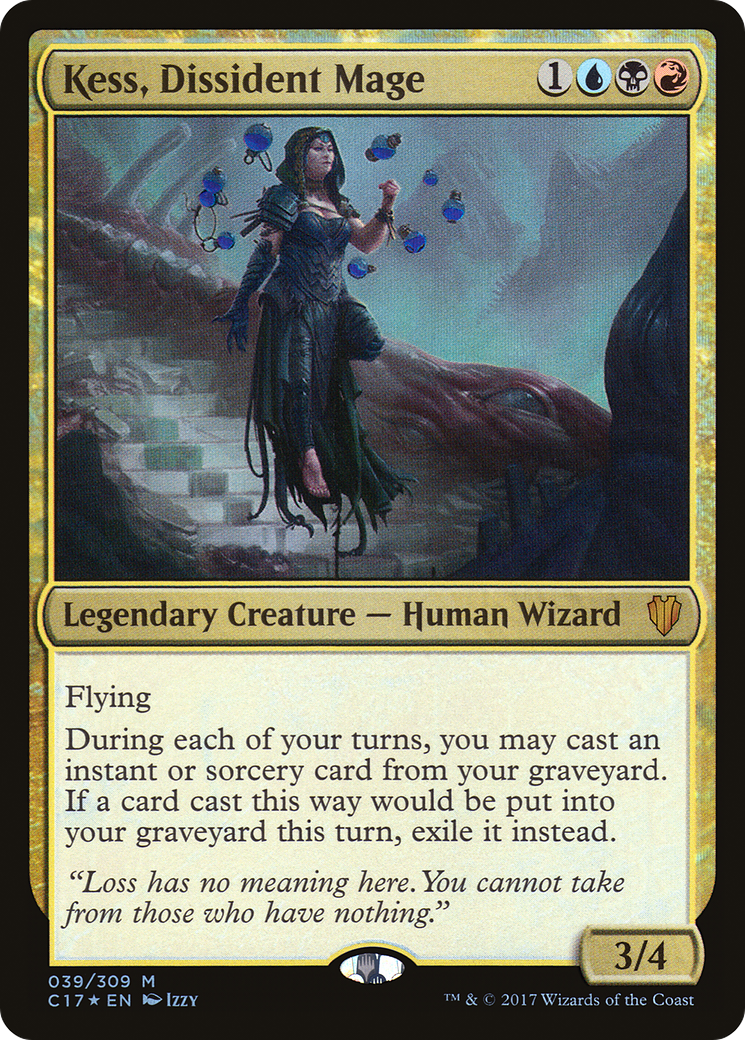 Kess, Dissident Mage | Commander 2017 #39 [foil]