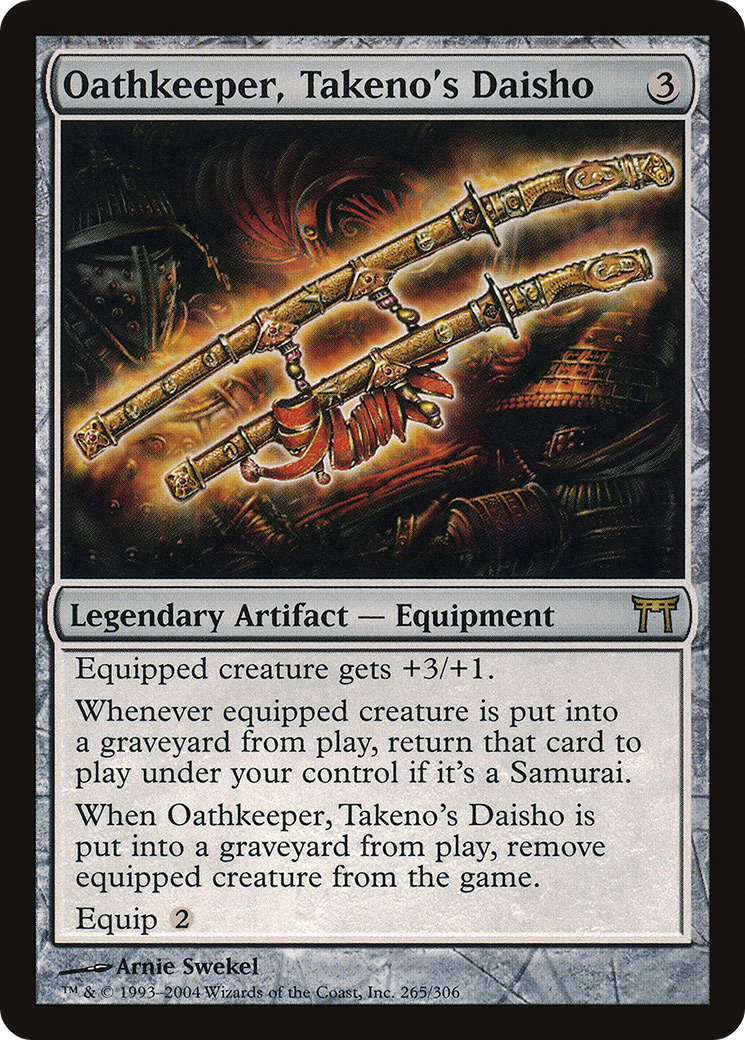 Oathkeeper, Takeno's Daisho | Champions of Kamigawa #265