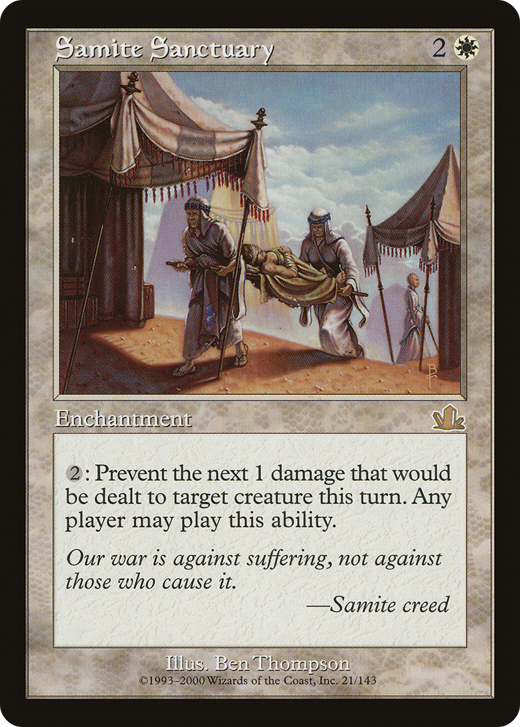 Samite Sanctuary | Prophecy #21 [foil]