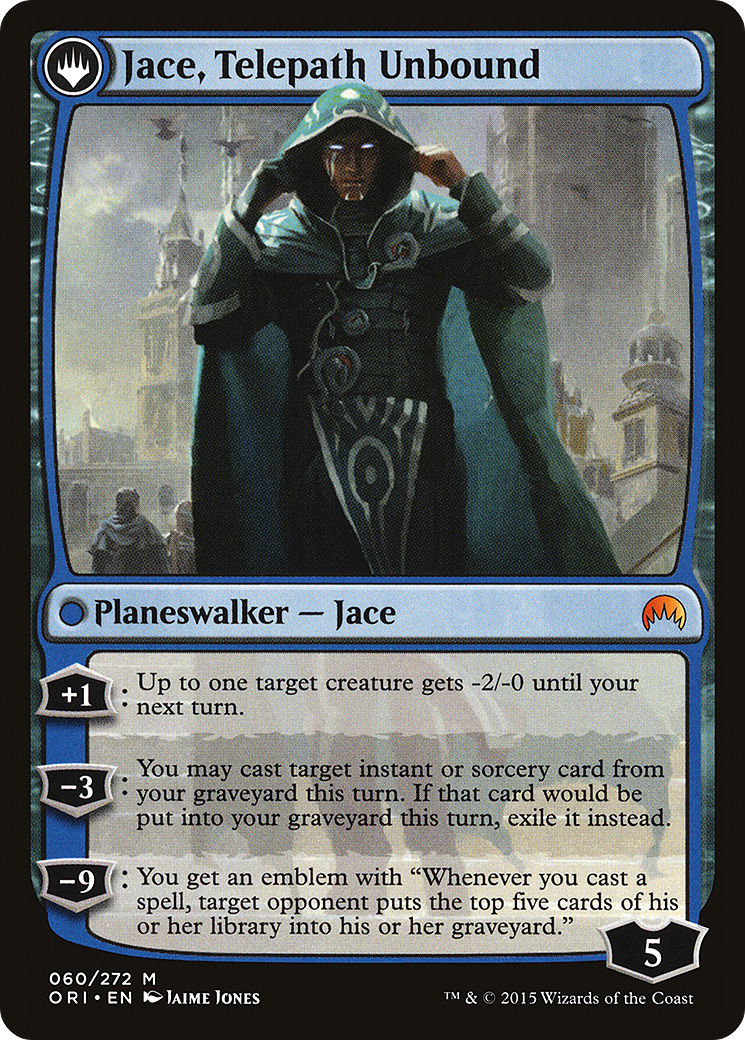 Jace, Vryn's Prodigy // Jace, Telepath Unbound | Magic Origins #60